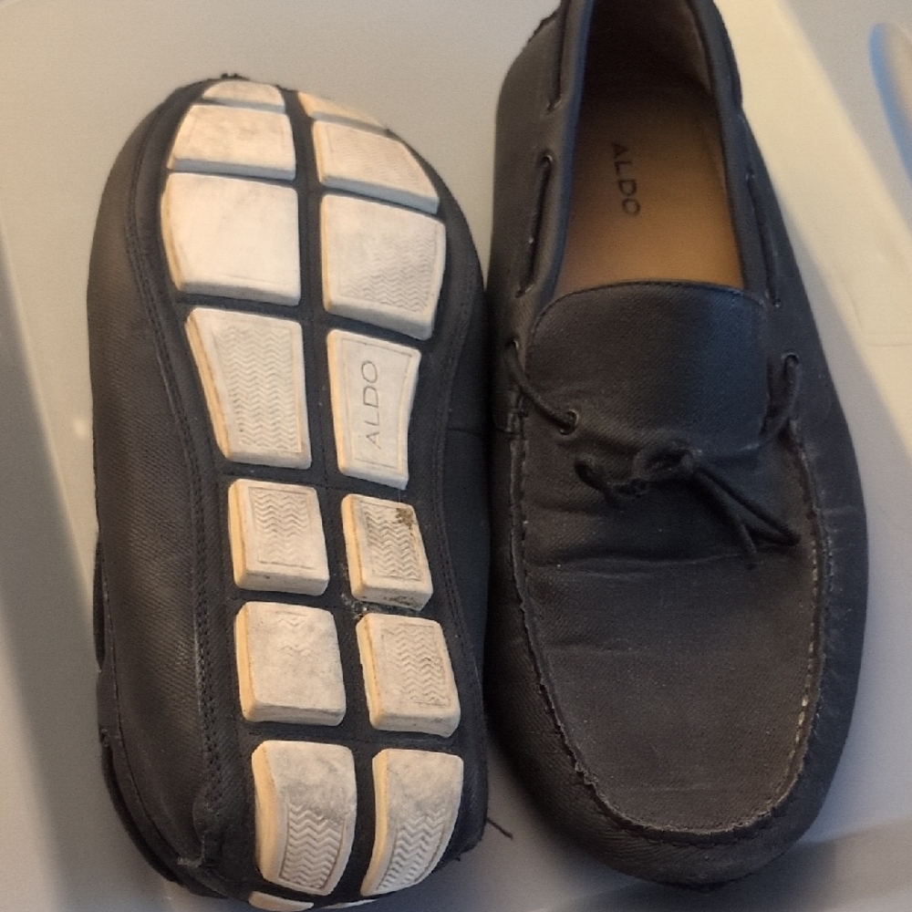 Aldo Men's Black Boat Shoes